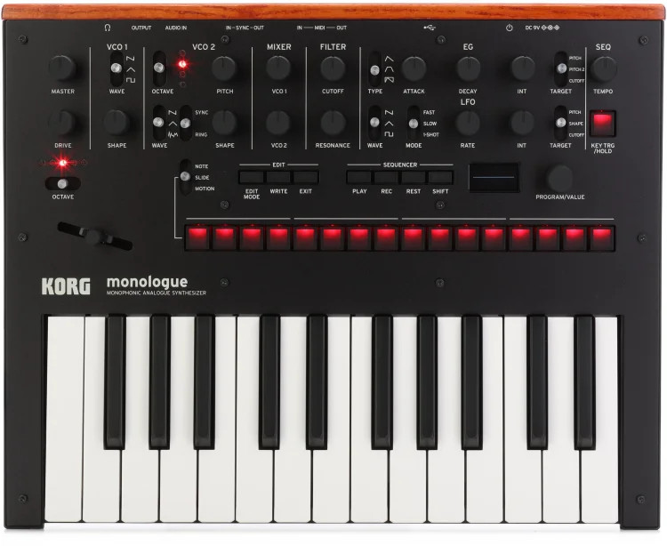 Korg monologue Analog Synthesizer - Black