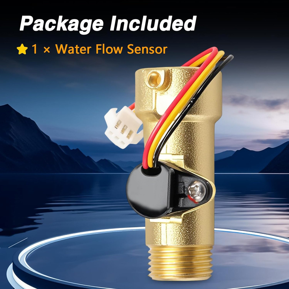 Water Flow Sensor RV Tankless Water Heater Water Flow Sensor Compatible with Gir