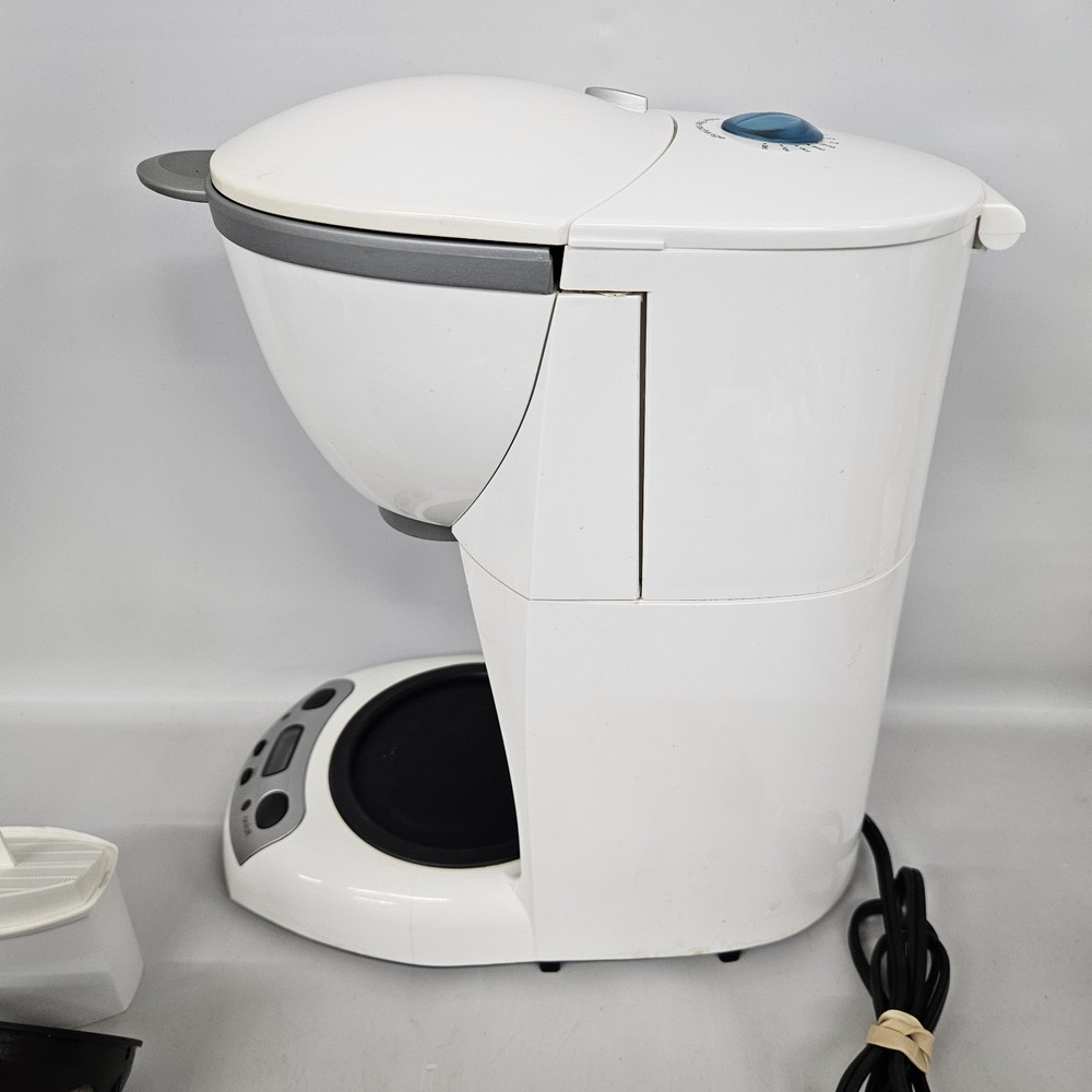 Braun White 10 Cup Coffee Maker Type 3105 Programable Tested Working - Czech Rep