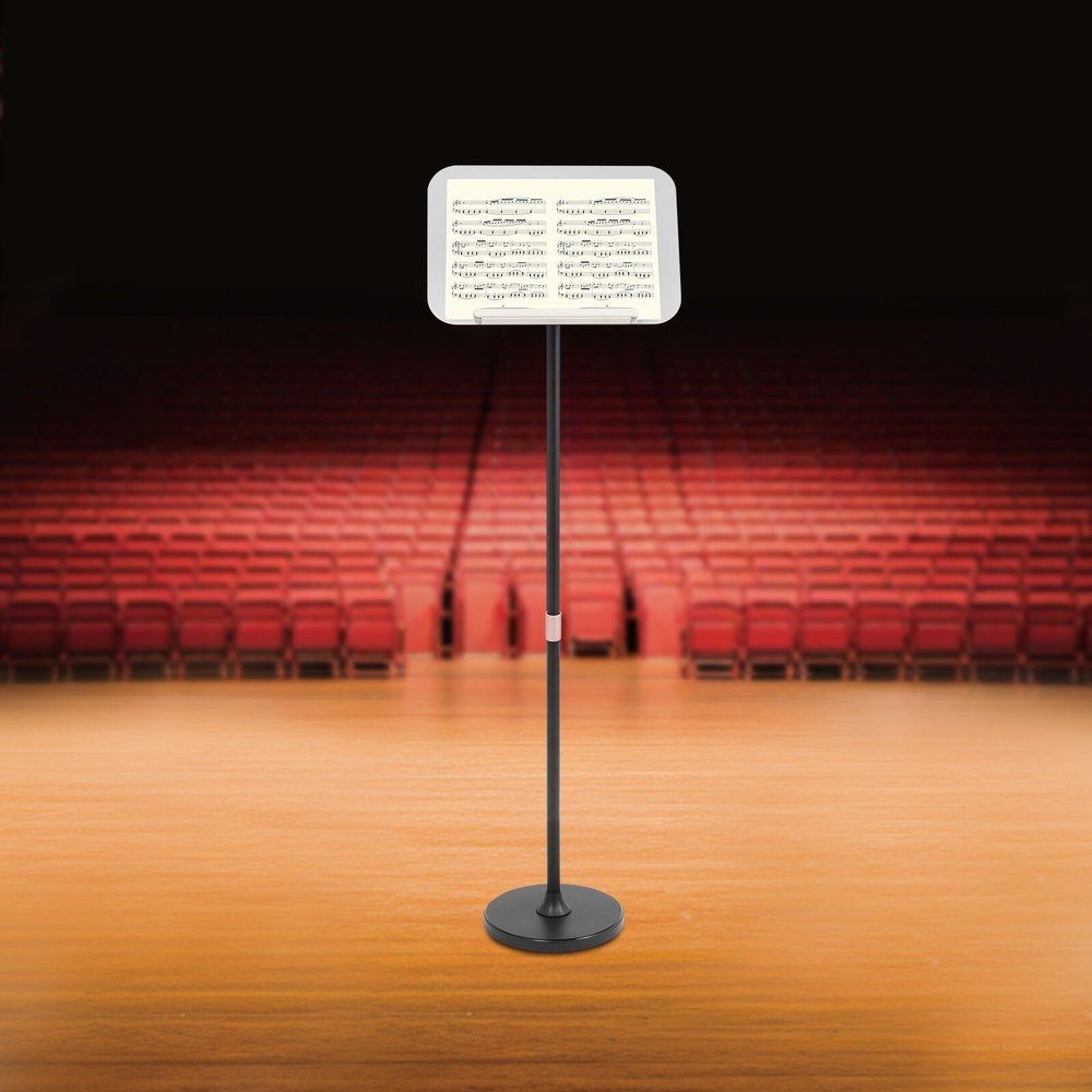Adjustable Portable Music Stand with Stable Base for Orchestral Use