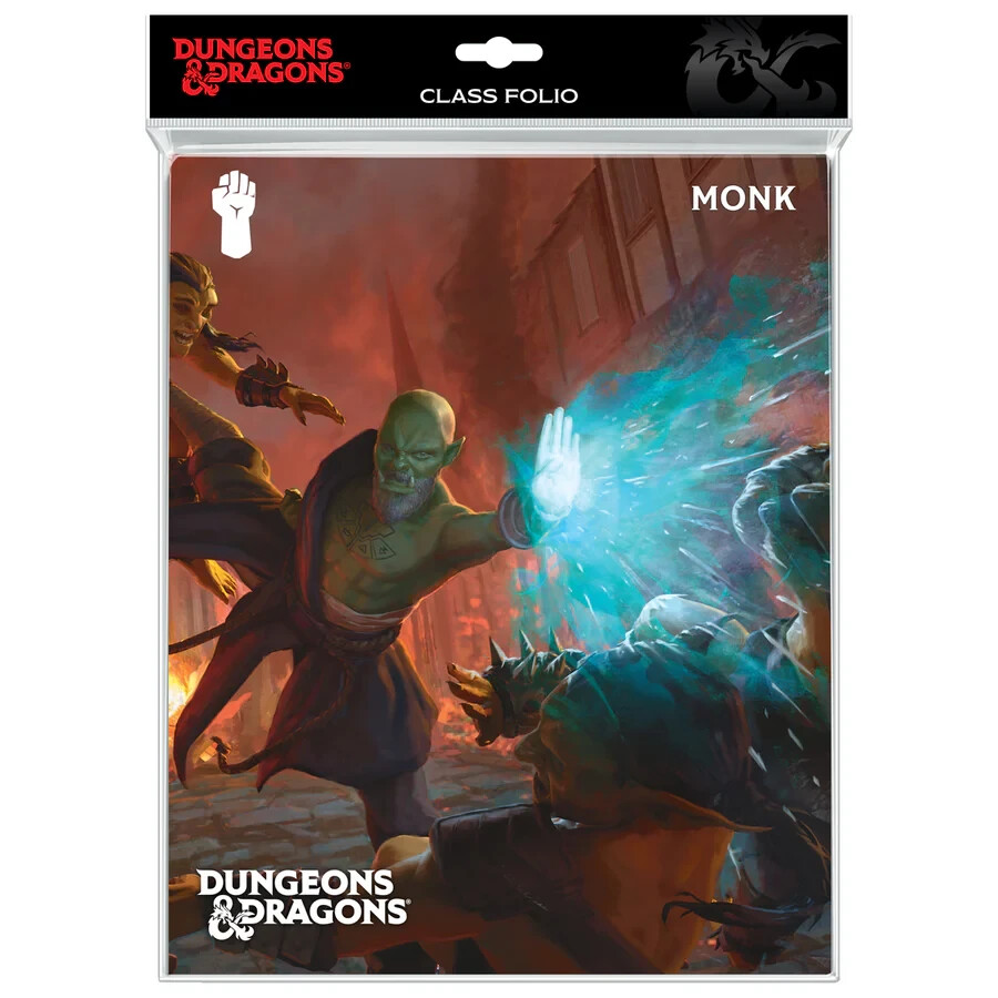 Monk - Class Folio Storage Organizer  with Stickers for Dungeons & Dragons