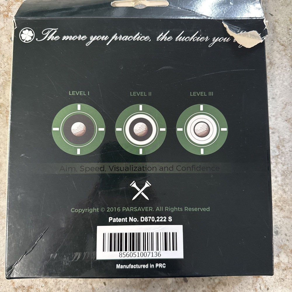 Players 3-Ring Putt Trainer - Simple Yet Effective - Visual Golf 3Ring + String
