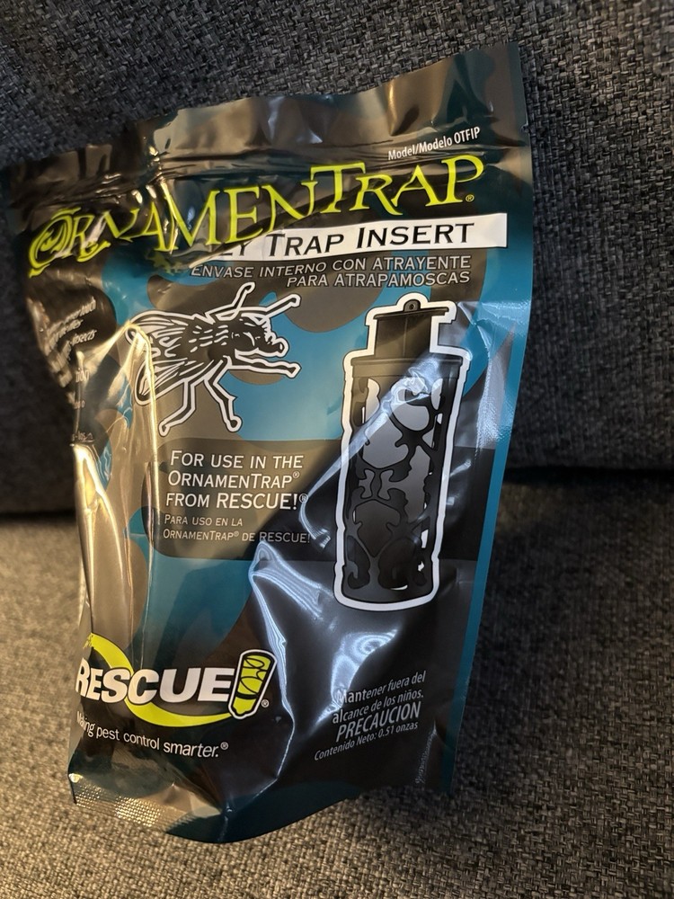 Rescue OrnamenTrap fly trap refill insert