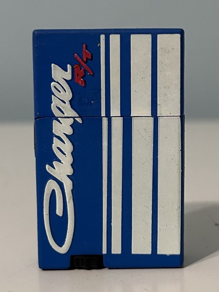 Dodge Charger Refillable Torch Lighter - Blue