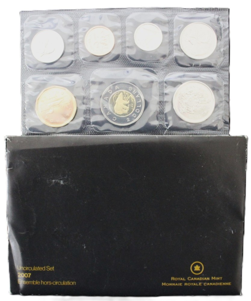 2007 Canada Proof Like Curved "7" Set