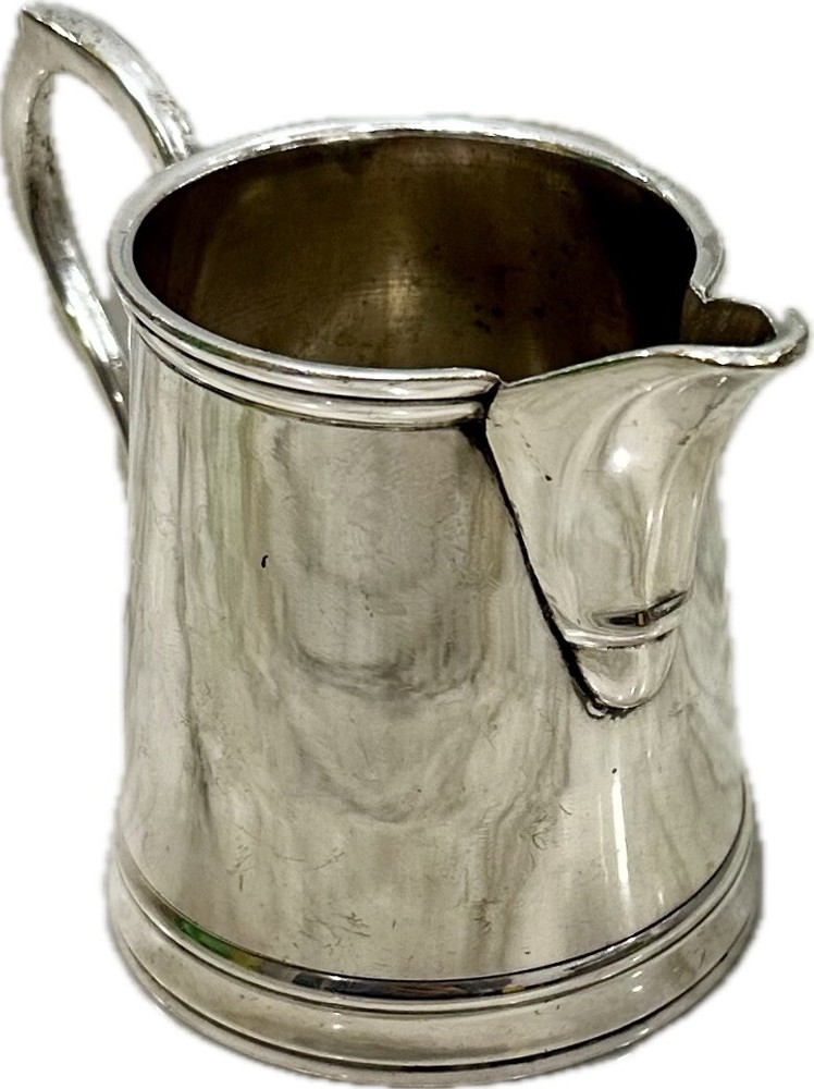 Silver Plated Creamer Stamped India