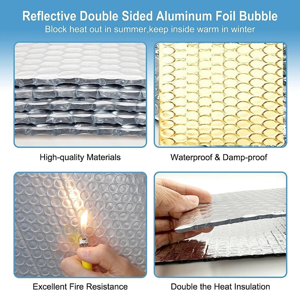 REFLECTIX Continuous GOLD Double Bubble Reflective Foil Insulation 24"x10" R8