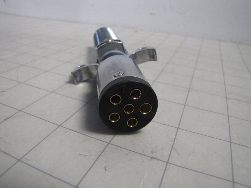 Phillips 15-630 6-Way Plug Connector w/ Cable Guard NEW