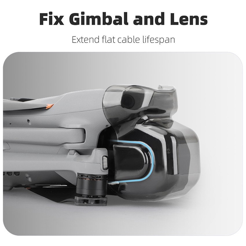 Fixed Lens Hood Cap for DJI AIR 3S Gimbal Camera Protector Replacement Accessory