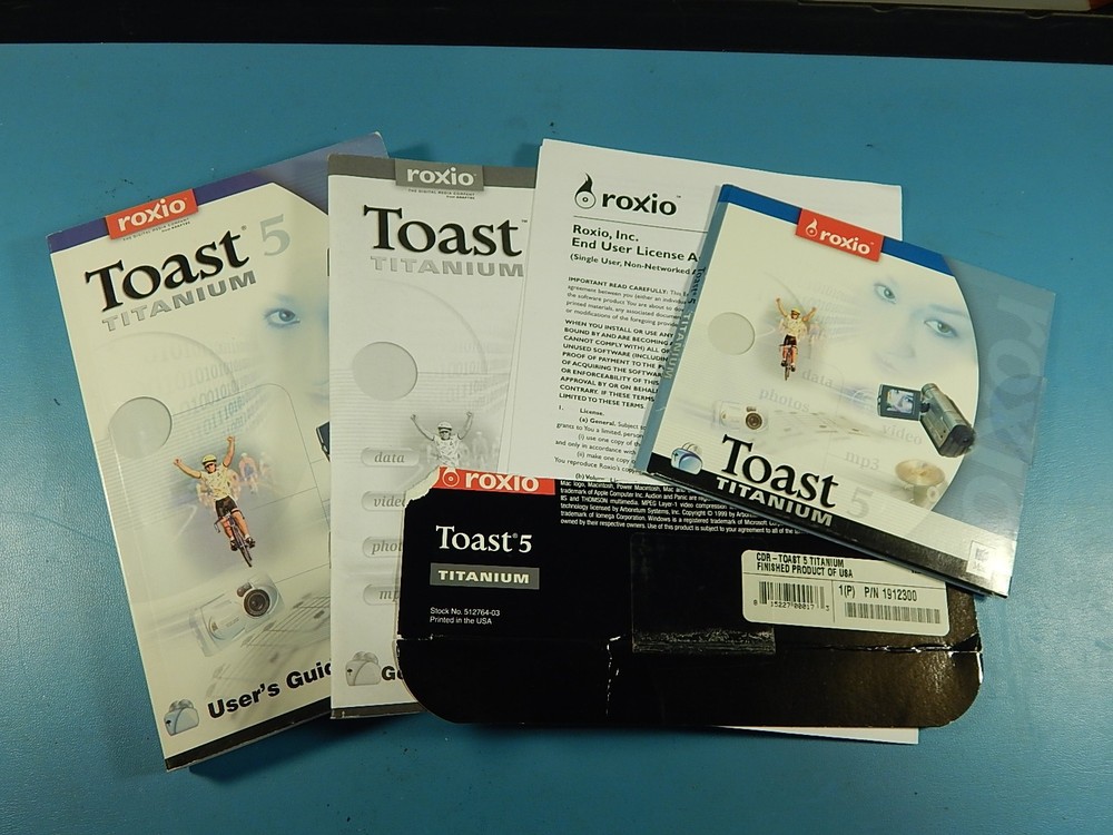 Toast Titanimum 5 CD burning software for Mac by Roxio