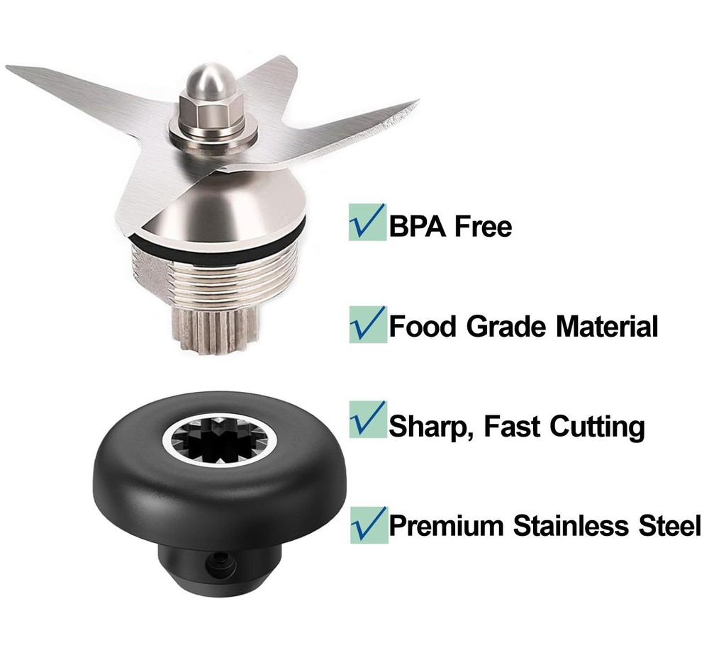 Blade Replacement Parts Kit Compatible with Standard, Black And Silver