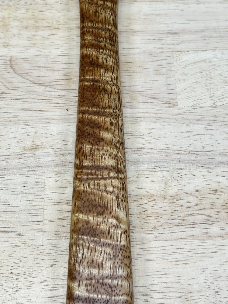 Japanese Hammer (Genno) Curly Mango Curved Handle. Handmade.