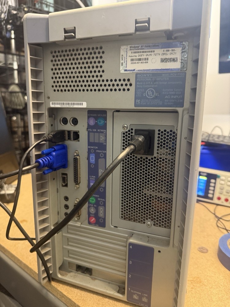 Vintage Sony PCV-7753 Desktop Computer