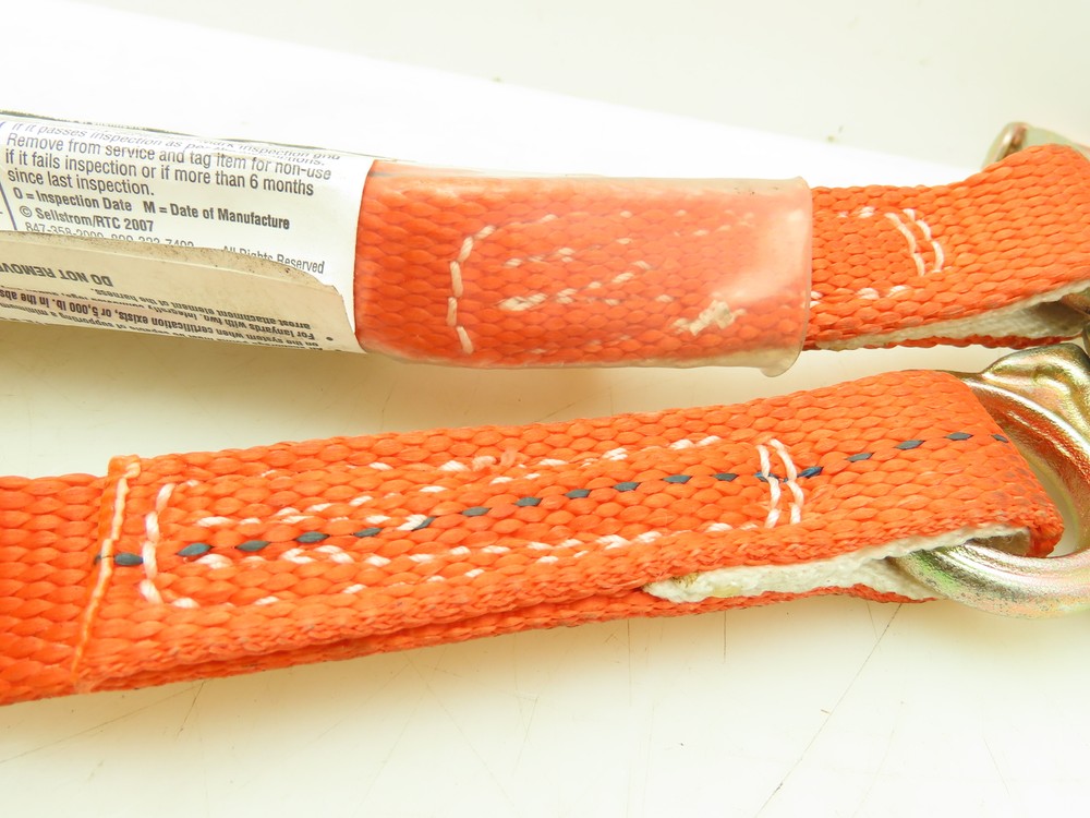 Sellstrom RTC 4' Poly Shock Absorbing Lanyard Snap Hook W/ Gate SP Shock Pack