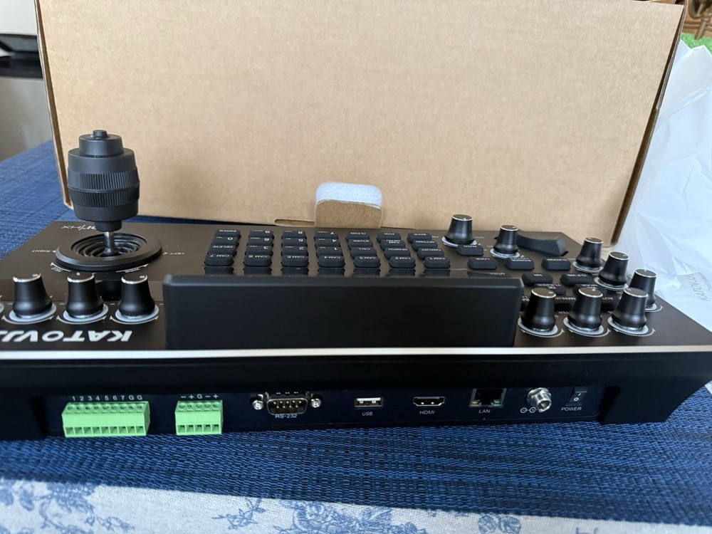 Katovjjts KC50 PTZ Remote Controller Camera with Preview, 4K UHD Input/Output