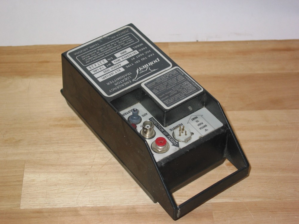 POINTER 3000 ELT EMERGENCY LOCATER TRANSMITTER