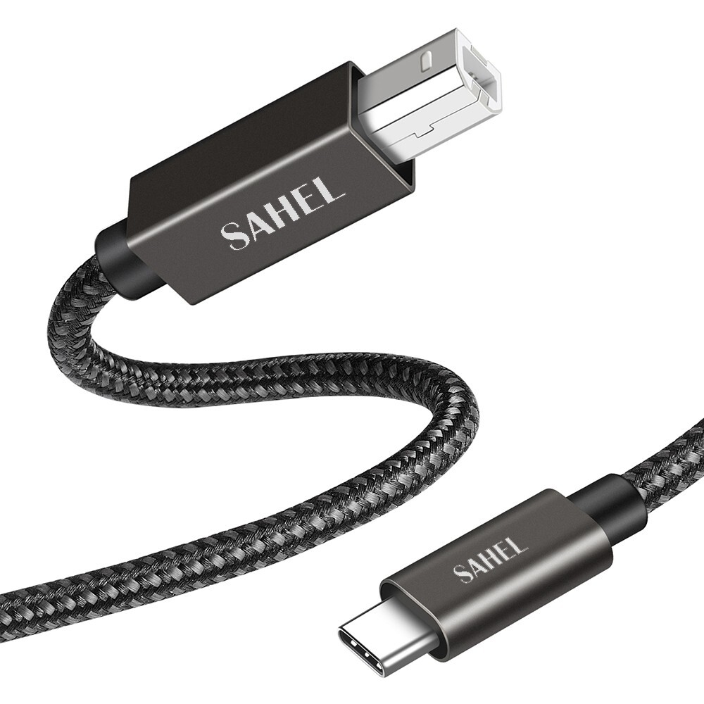 USB C Printer Cable 16ft ( 5m) (USB C to USB B Cable, USB B to USB C Cable)