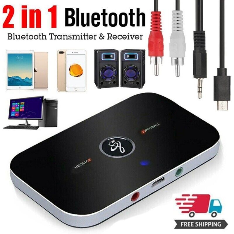 Bluetooth Transmitter & Receiver Wireless Adapter For speakers TV headset