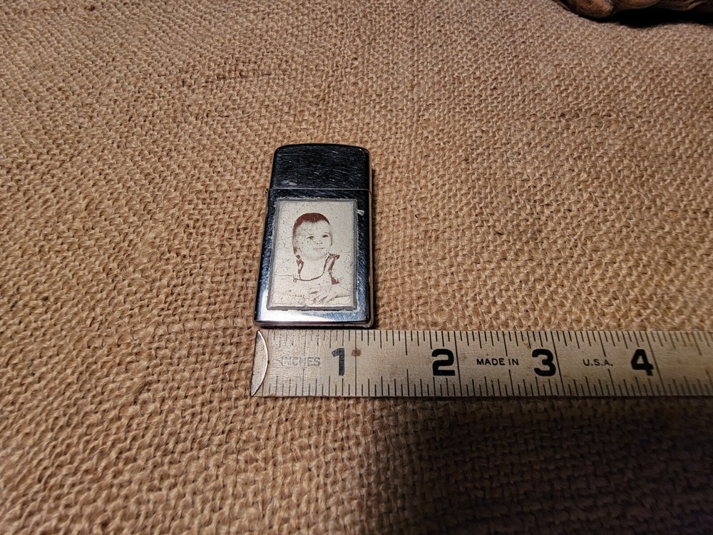Vintage Slim Zippo Cigarette Lighter, 1971