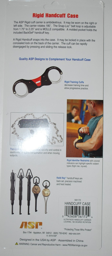 ASP Rigid Handcuff Case 56172