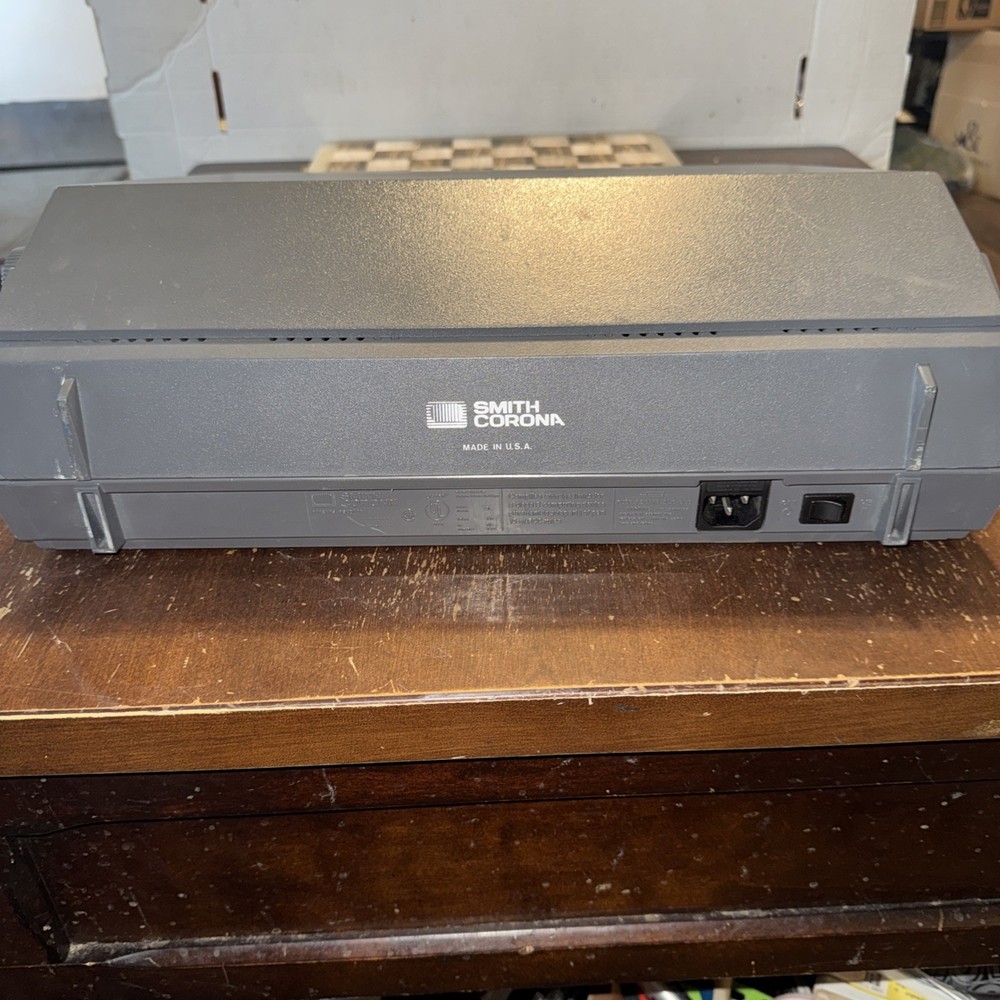 Smith Corona DeVille 110 Spell Right Smart Typewriter With Cover Case Tested