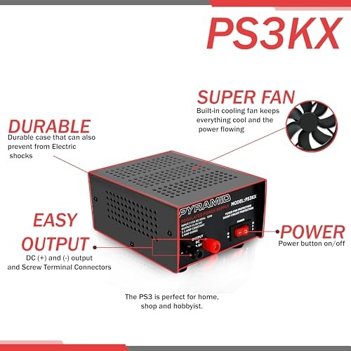 Universal Compact Bench - 2.5 Amp Linear Regulated Home Lab Power Supply