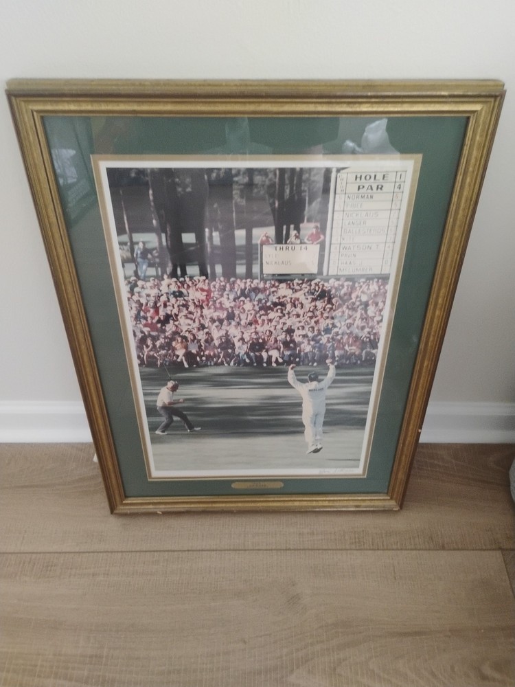 Jack Nicklaus Framed  "Eagle" From 86 Masters