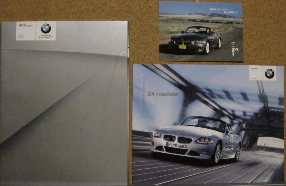 2004 BMW Z4 Brochure; Accessories Catalog