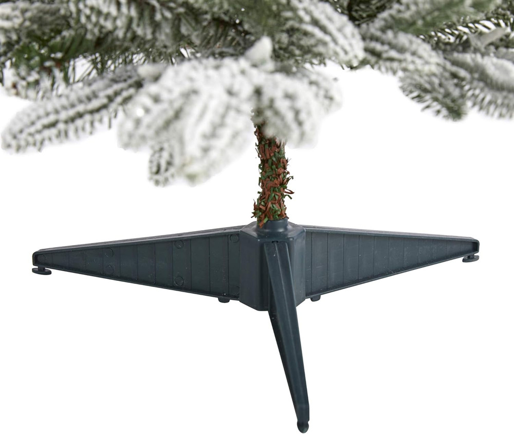 3FT Flocked Manchester Spruce Tree with 50 Lights & 133 Bendable Branches