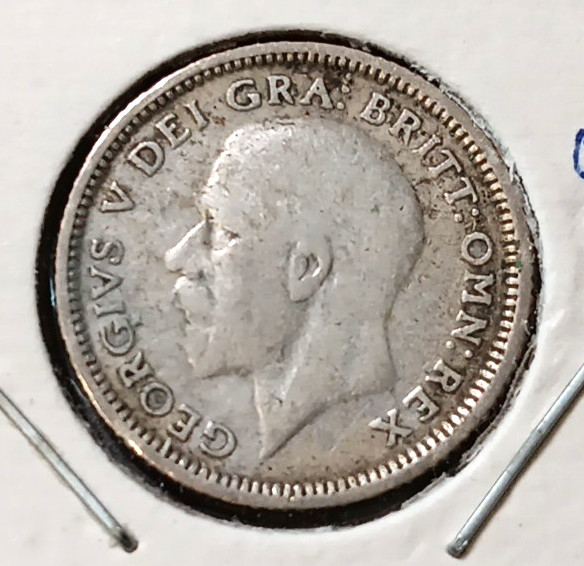 1927 Great Britain One Sixpence
