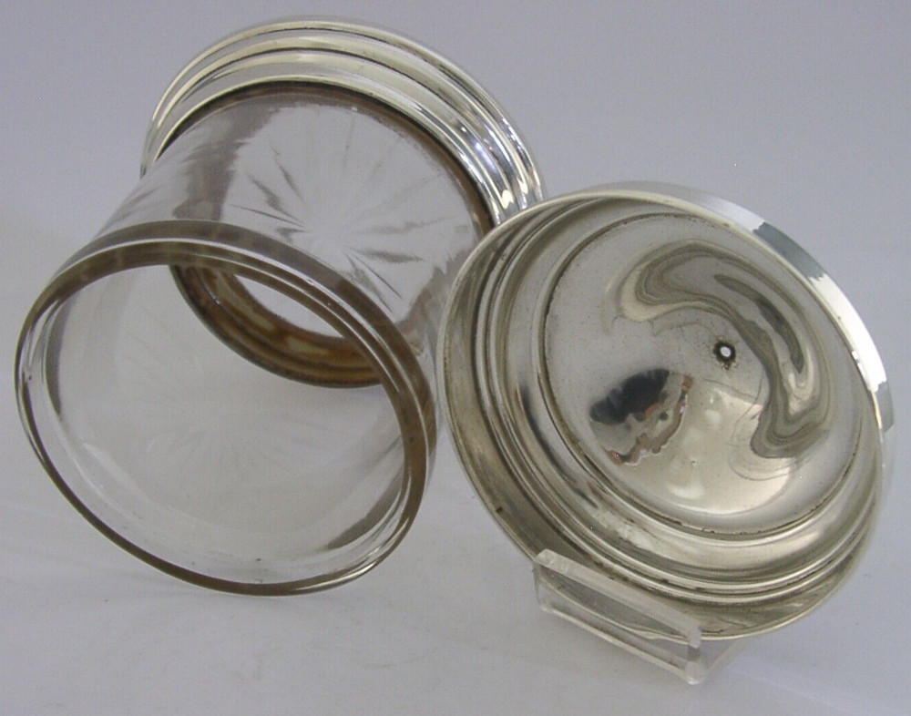 RARE 1905 STERLING SILVER STRING BOX EDWARDIAN DESK ITEM