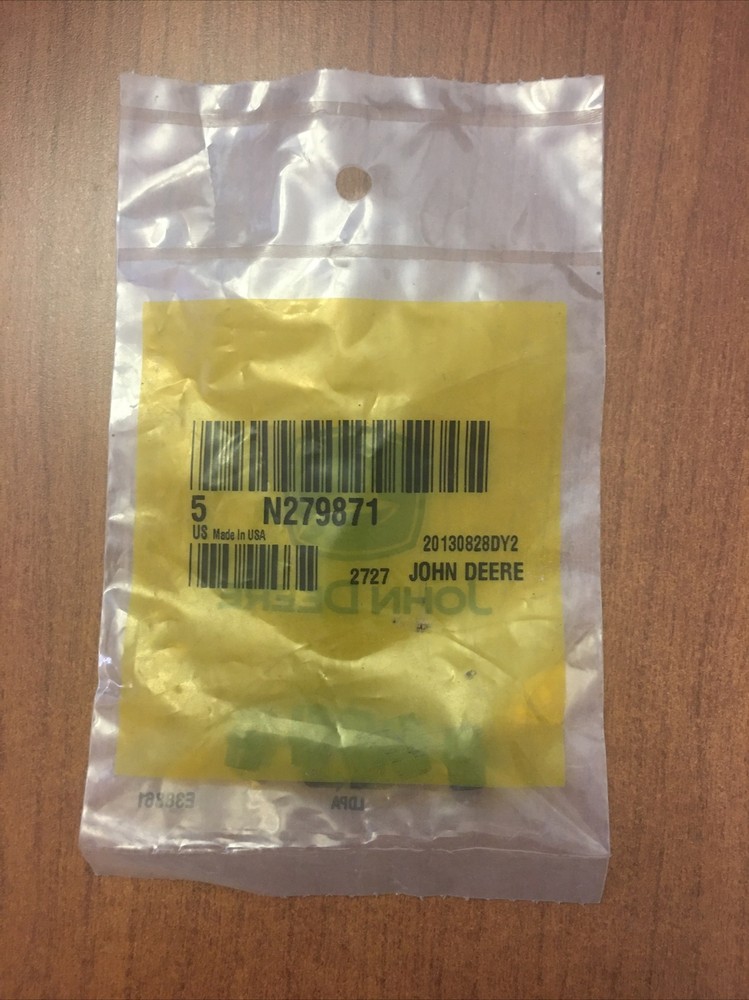 John Deere Bar Seal Insert Black N279871 5 In Pkg
