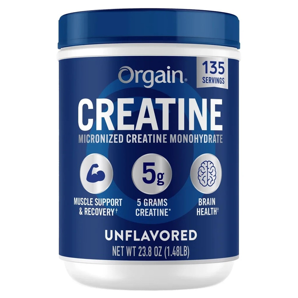 Orgain, Micronized Creatine Monohydrate, Unflavored, 1.48 lbs