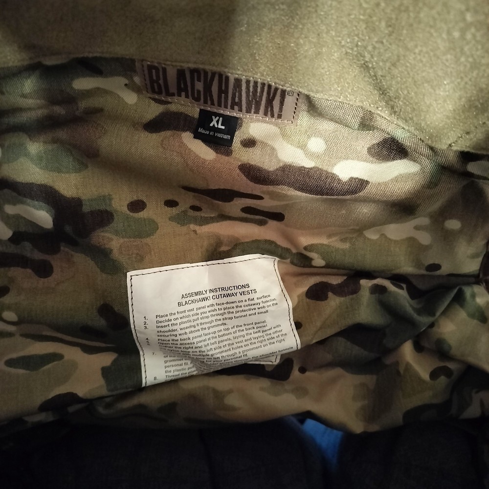 BLACKHAWK! STRIKE Cutaway Armor Carrier Multicam, Size XL