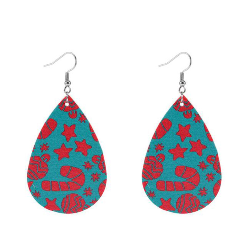 30pcs Sublimation Blank Earring Kit Double-sided Drop Earrings DIY Earring Set