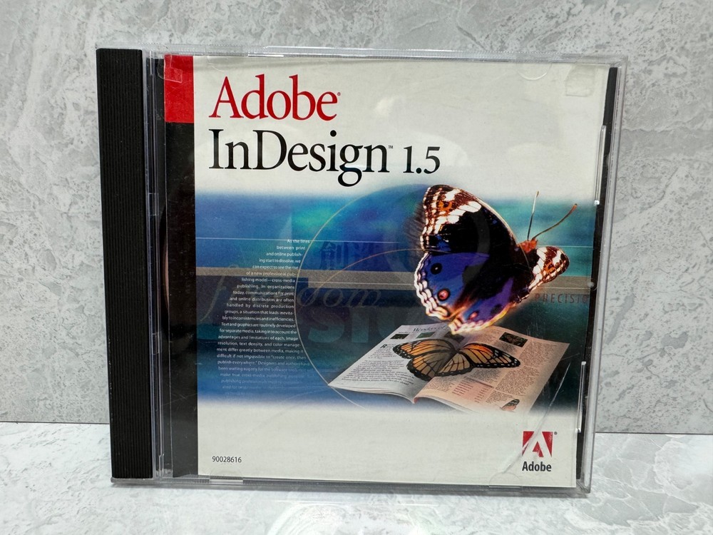 Adobe InDesign 1.5 Educational Version for Mac CD-ROM w/ Case & Insert