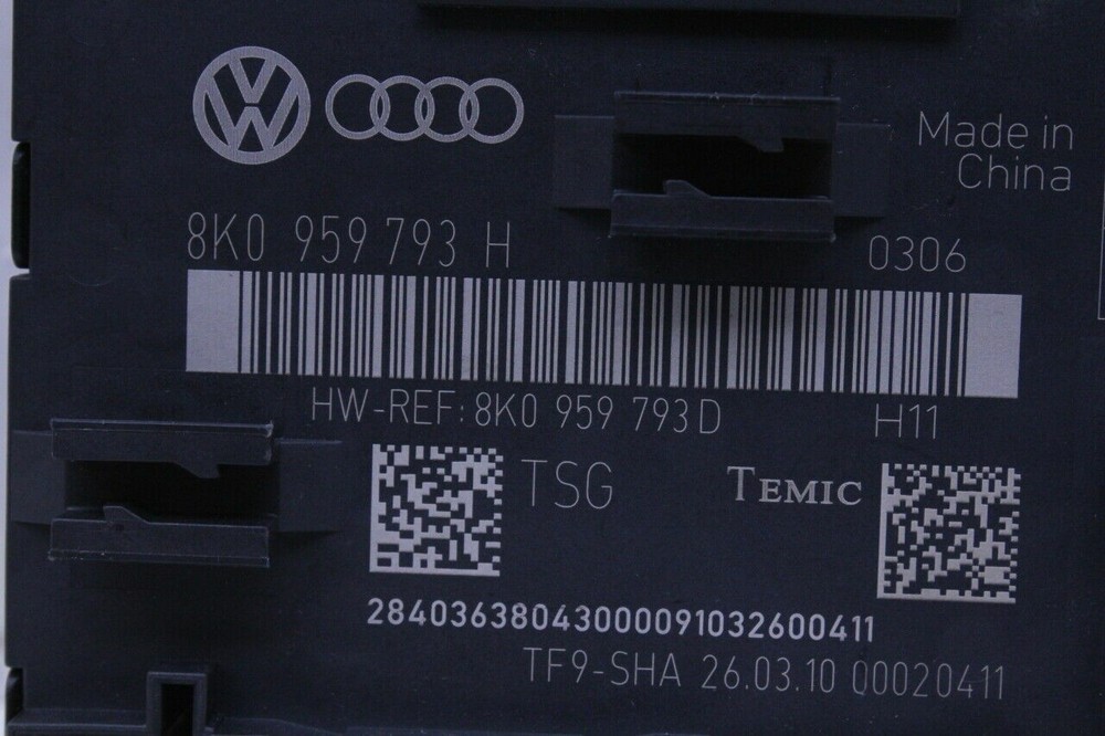 2010 Audi A4 A5 Q5 Front Door Control Module Left OEM