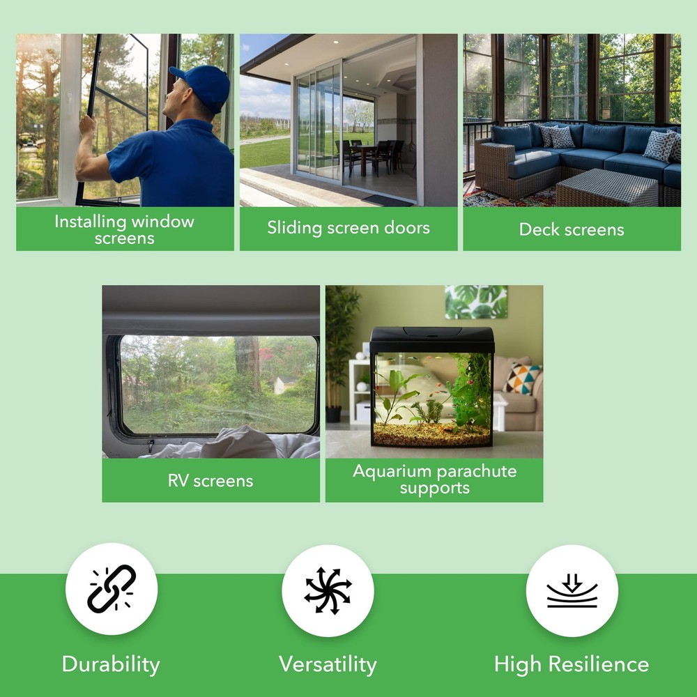 Screen Roller Tool - Rolling Tool for Installing Door & Window Screens & Repa...