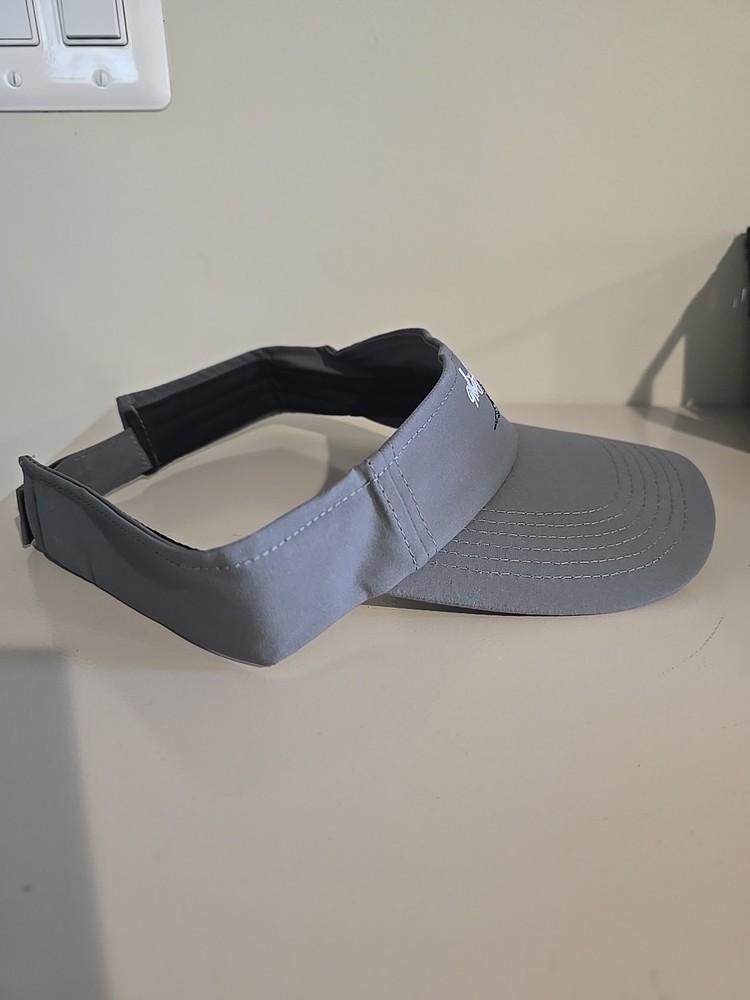White Marlin Open Grey Visor With Hook & loop Closure One Size New Hook Optics