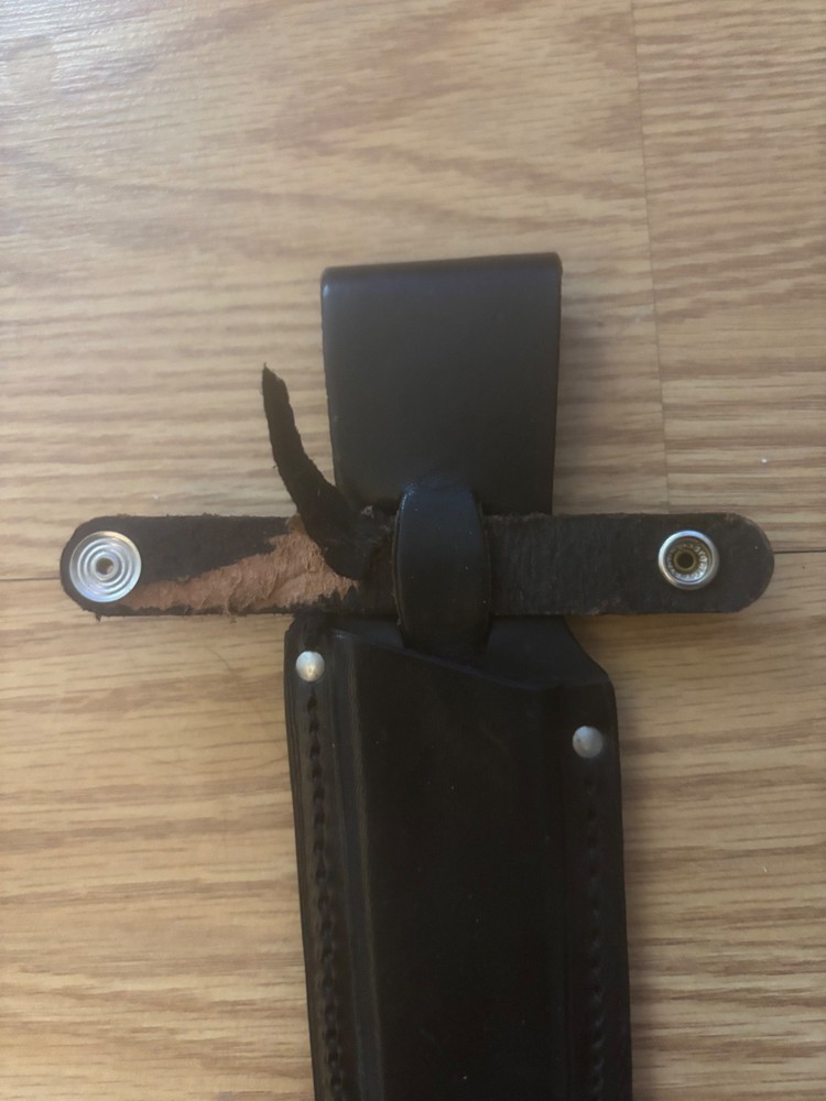 UNBRANDED BLACK 5" FIXED BLADE BELT LOOP CASE WITH CLOSE LOOP