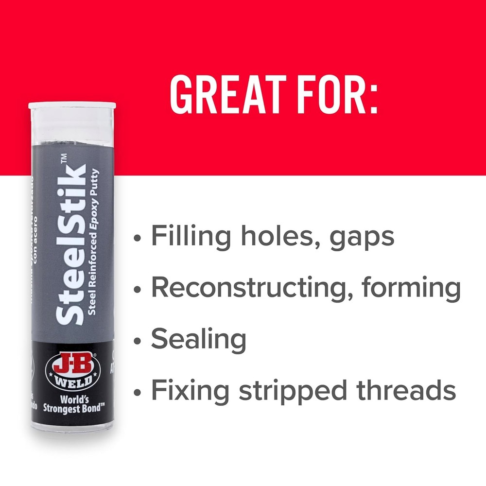 J-B Weld SteelStick Epoxy Putty 2 oz