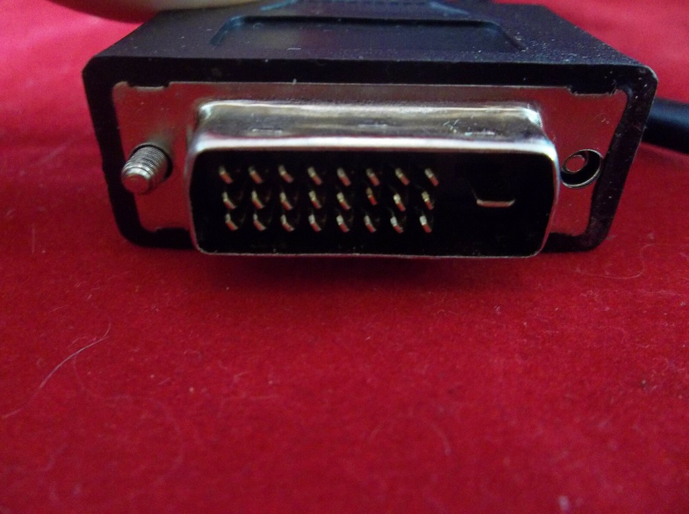 Connect Pro SDU-06D 6FT USB + DVI-D KVM Switch 25 Pin Computer Cable