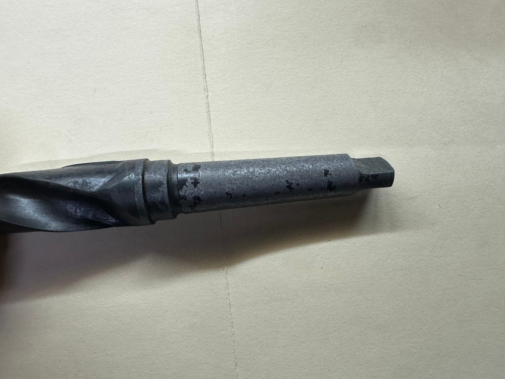 TAPER SHANK DRILL BIT 13" OAL X 1-1/4" OAD, HSS
