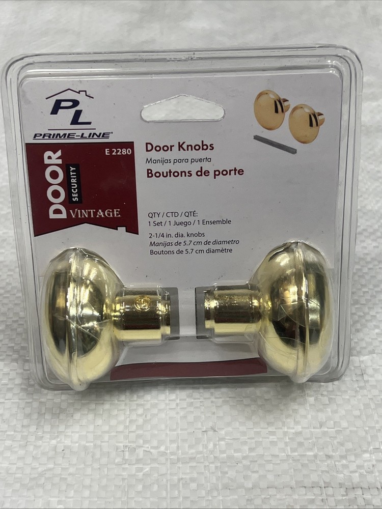 Prime Line Defender Security Entry Door Knobs  #E 2280