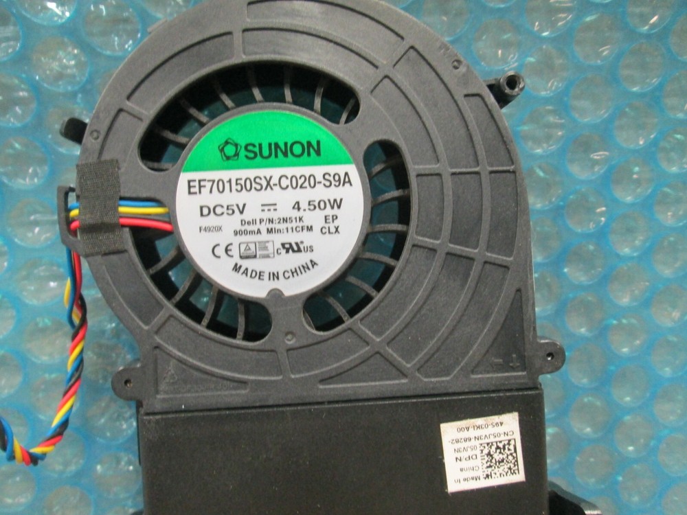 Dell Optiplex Micro Desktop CPU Fan 05JV3N 02N51K