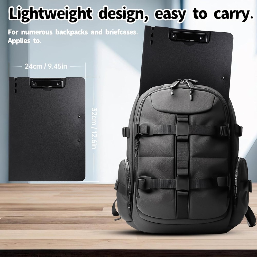Clipboard Folder, A4 Foldable Clipboard with Horizontal and Vertical Double Meta