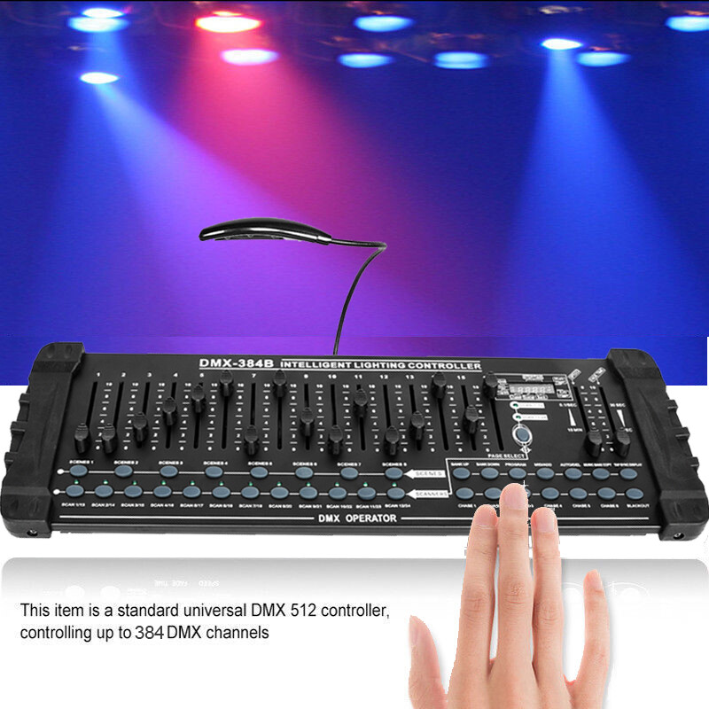DMX 512 Large Operator Console Control 384 Channels For Stage Lighting DJ Party