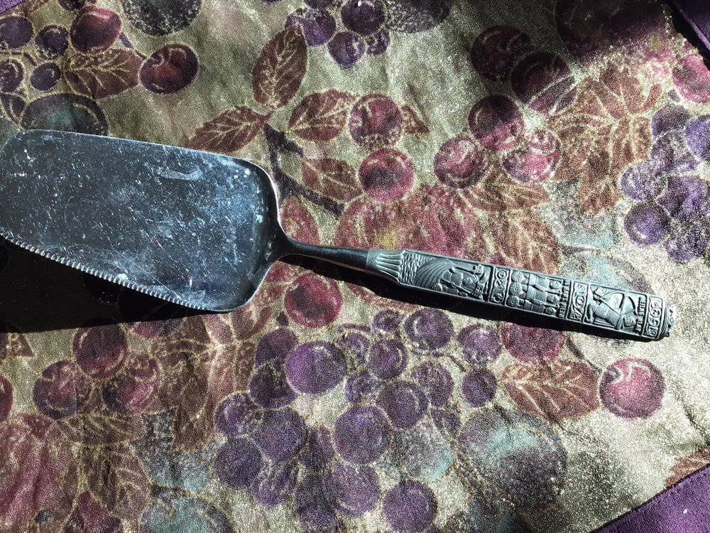 Norway pewter dessert/food server