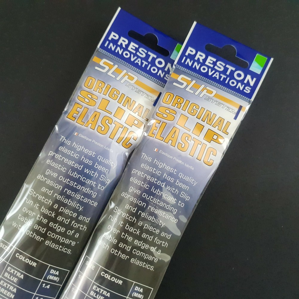 Preston Innovations Original Slip Elastic 5m Size 10 - Extra Blue - Pole Elastic