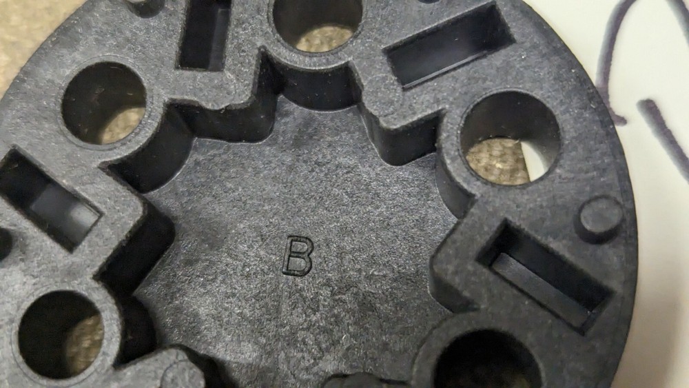 Lee Auto Disk powder measure inserts, B